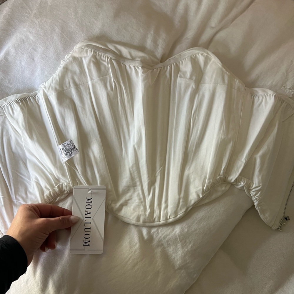 White Corset Top